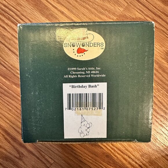 Snowonders by Sara's Attic "Birthday Bash" figure - Picture 8 of 10